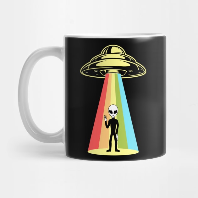 Alien Grey Rainbow Abduction by Strangeology